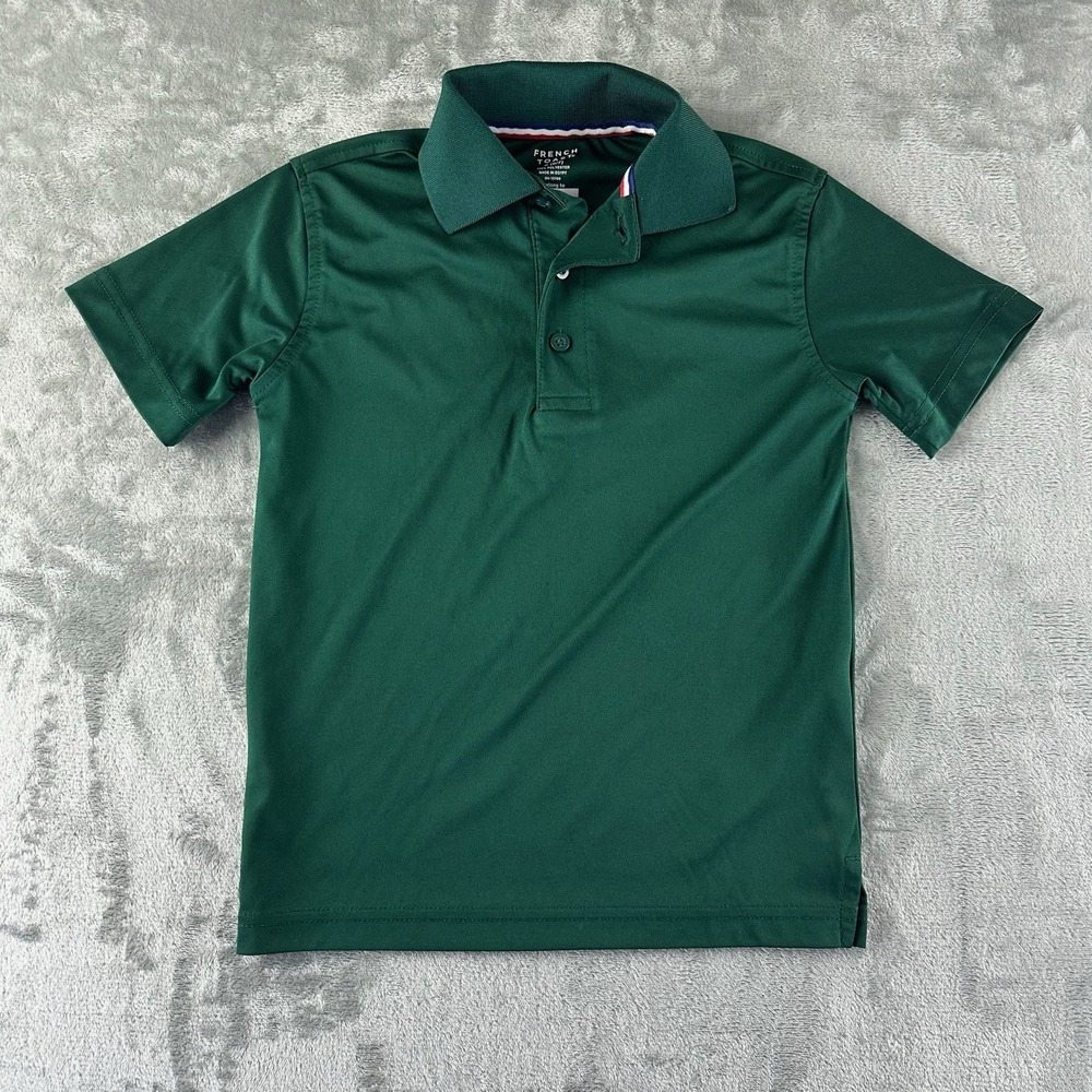 French Toast Polo Shirt Boys S (6/7) Green